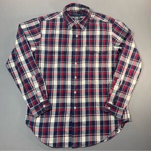 Polo Ralph Lauren VINTAGE Classic Fit Plaid Button Down Shirt - Mens Large
